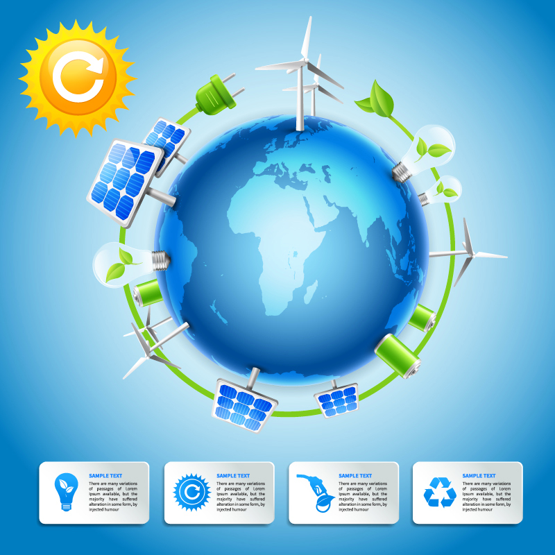 绘就绿色未来 生态环保背景下的矢量素材与环保科技融合之路