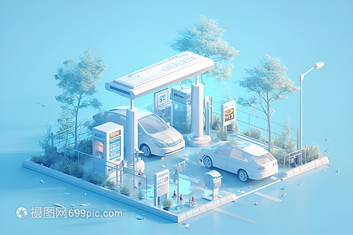 绿色创新 科技感十足的充电站环保科技解决方案